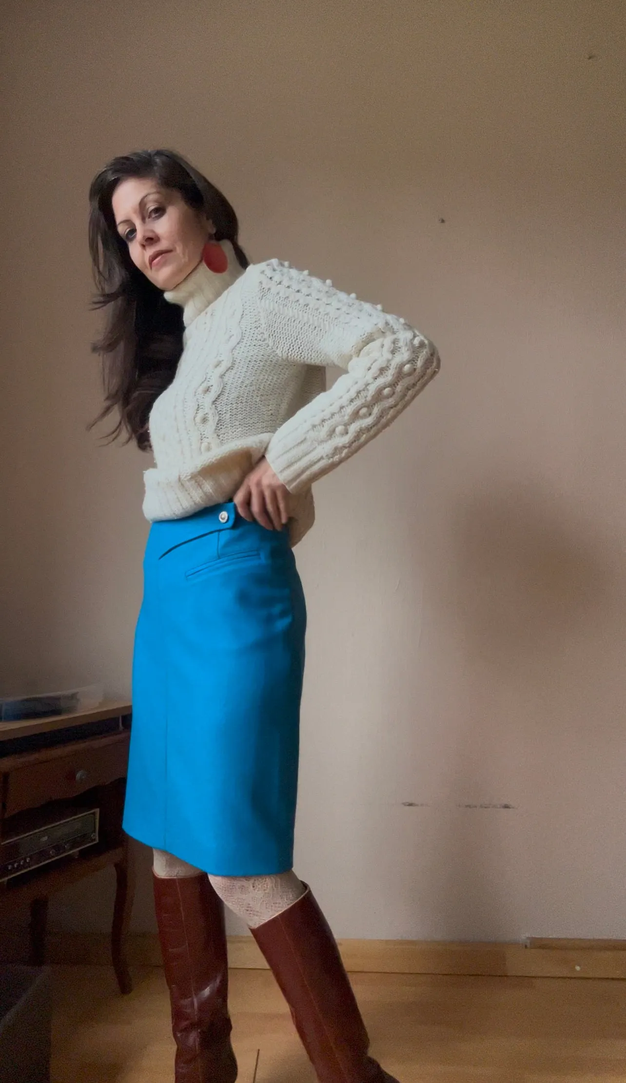 Escada wool skirt