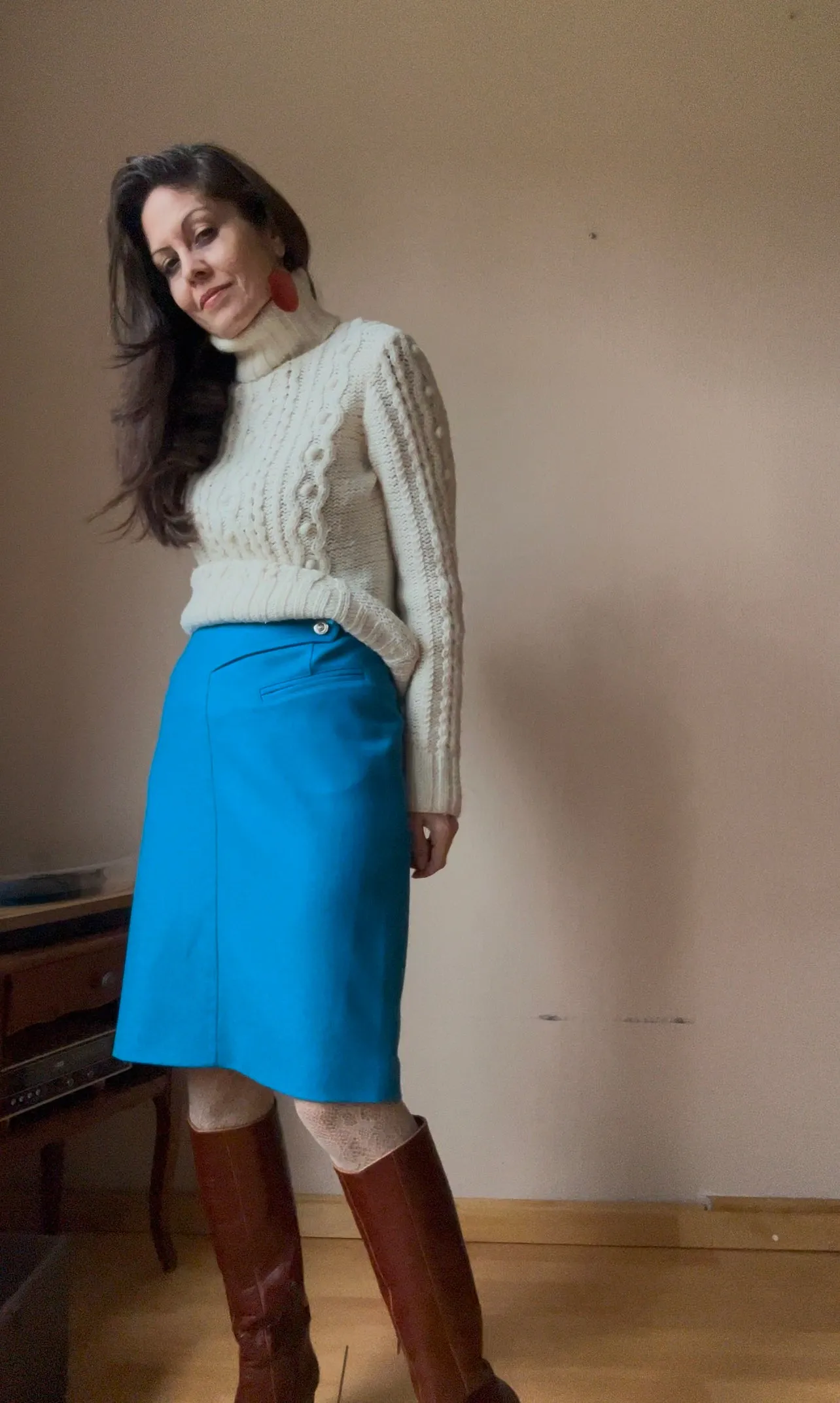 Escada wool skirt