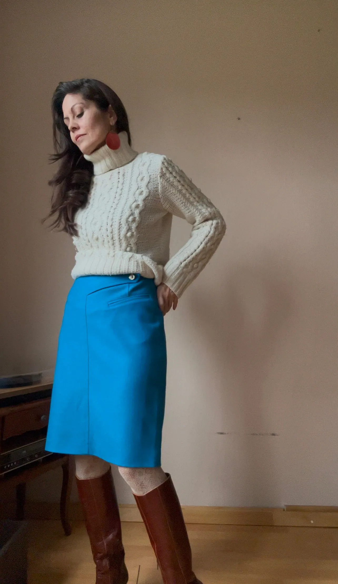 Escada wool skirt