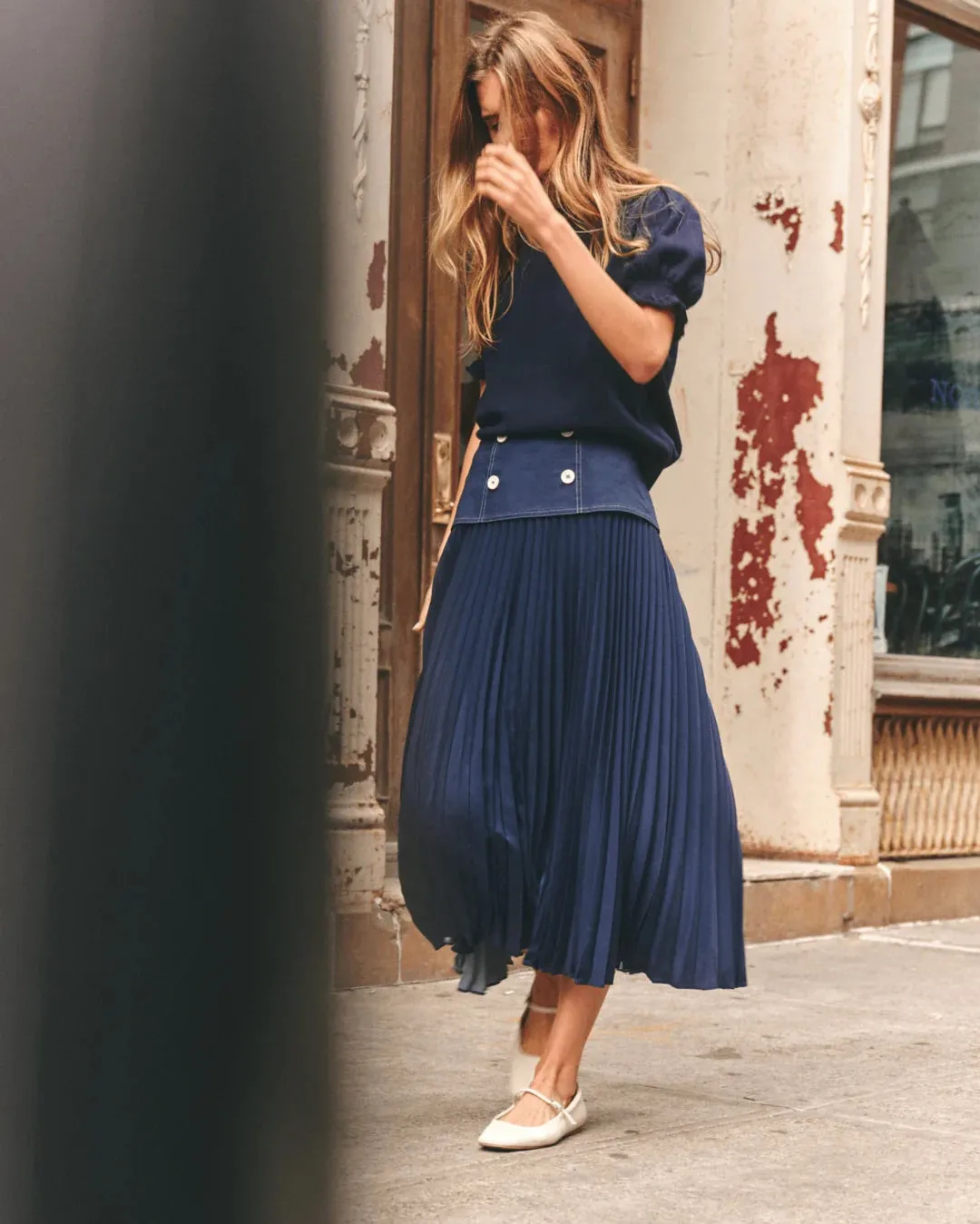 Estelle Skirt in Navy