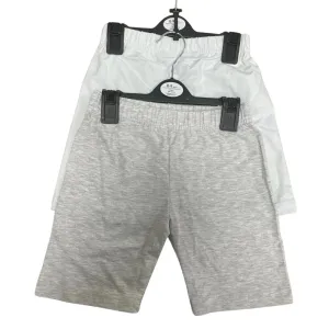 Ex chainstore Girls 2 pack cycle shorts (style 7309) Wholesale Pack of 20