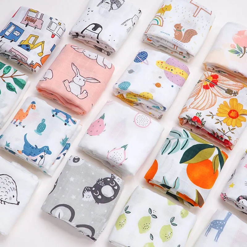 Extra Large Wildlife Bamboo Muslin