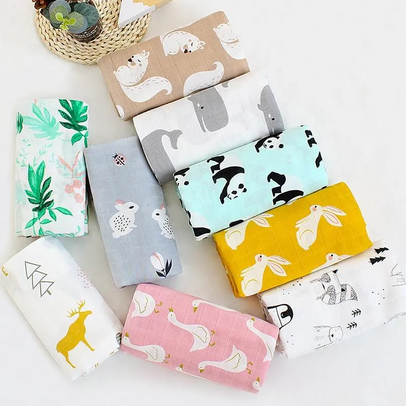 Extra Large Wildlife Bamboo Muslin