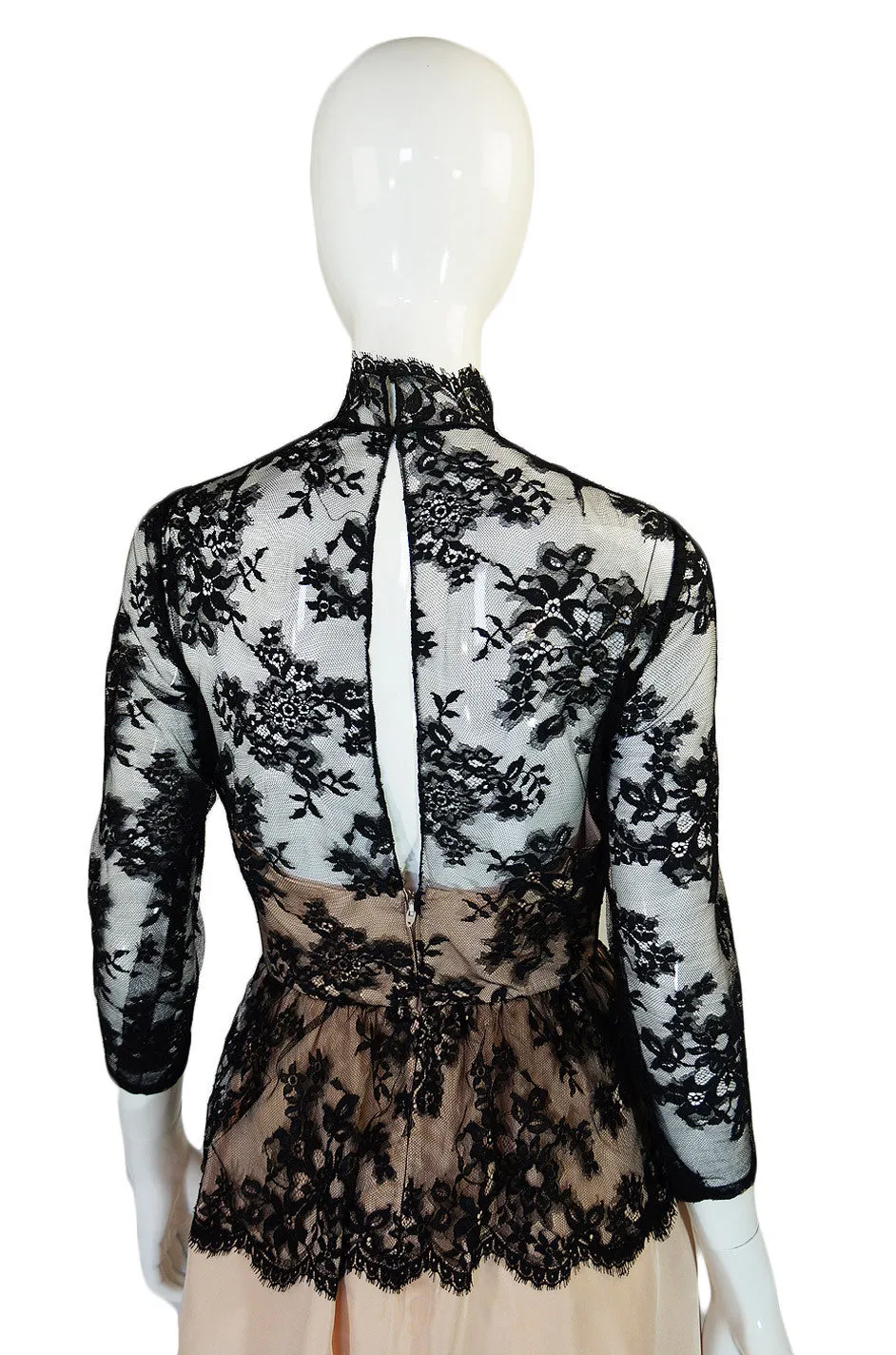 Fall 1975 Oscar De la Renta Lace Gown