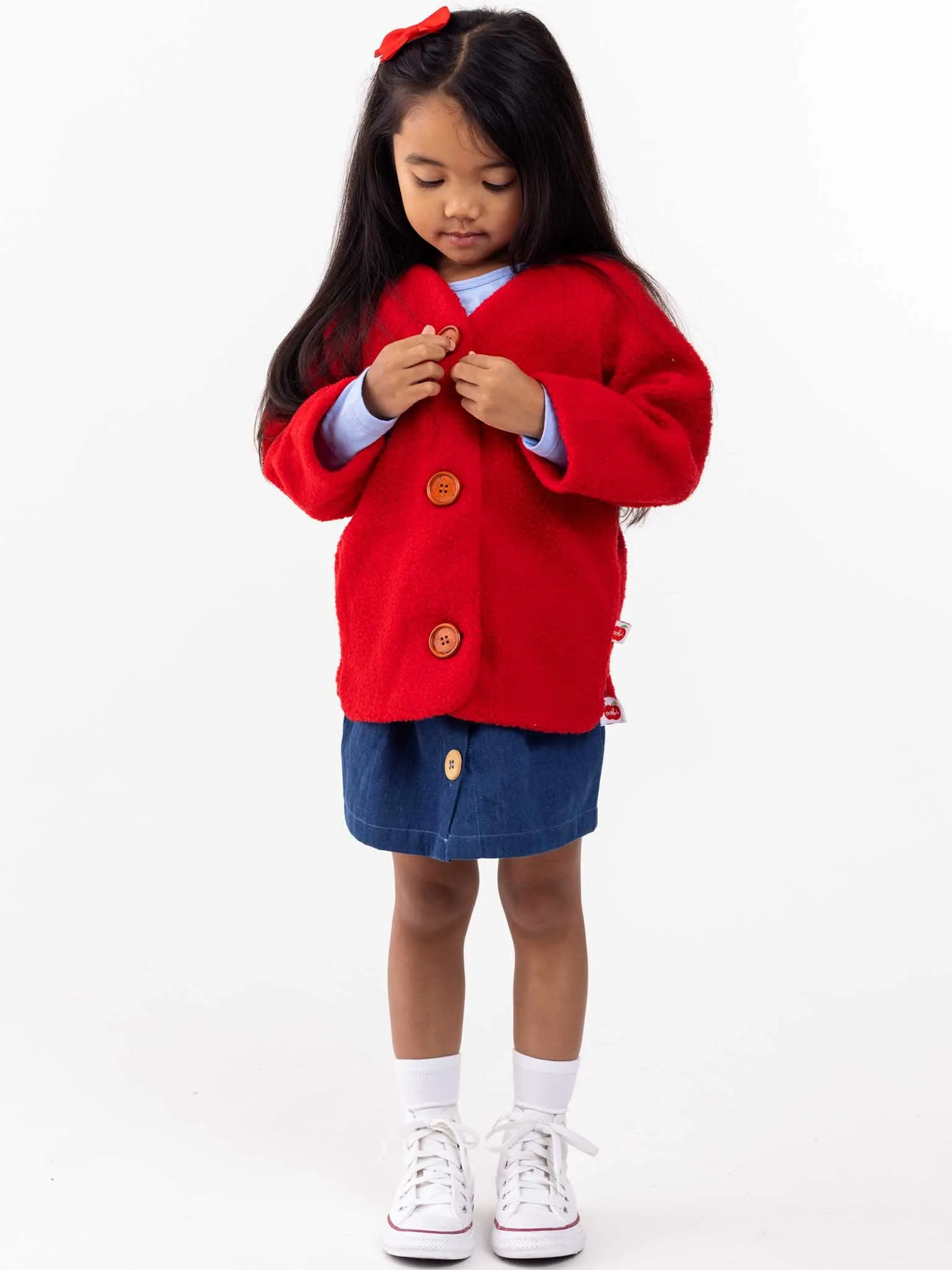 Faux Fur Red Jacket