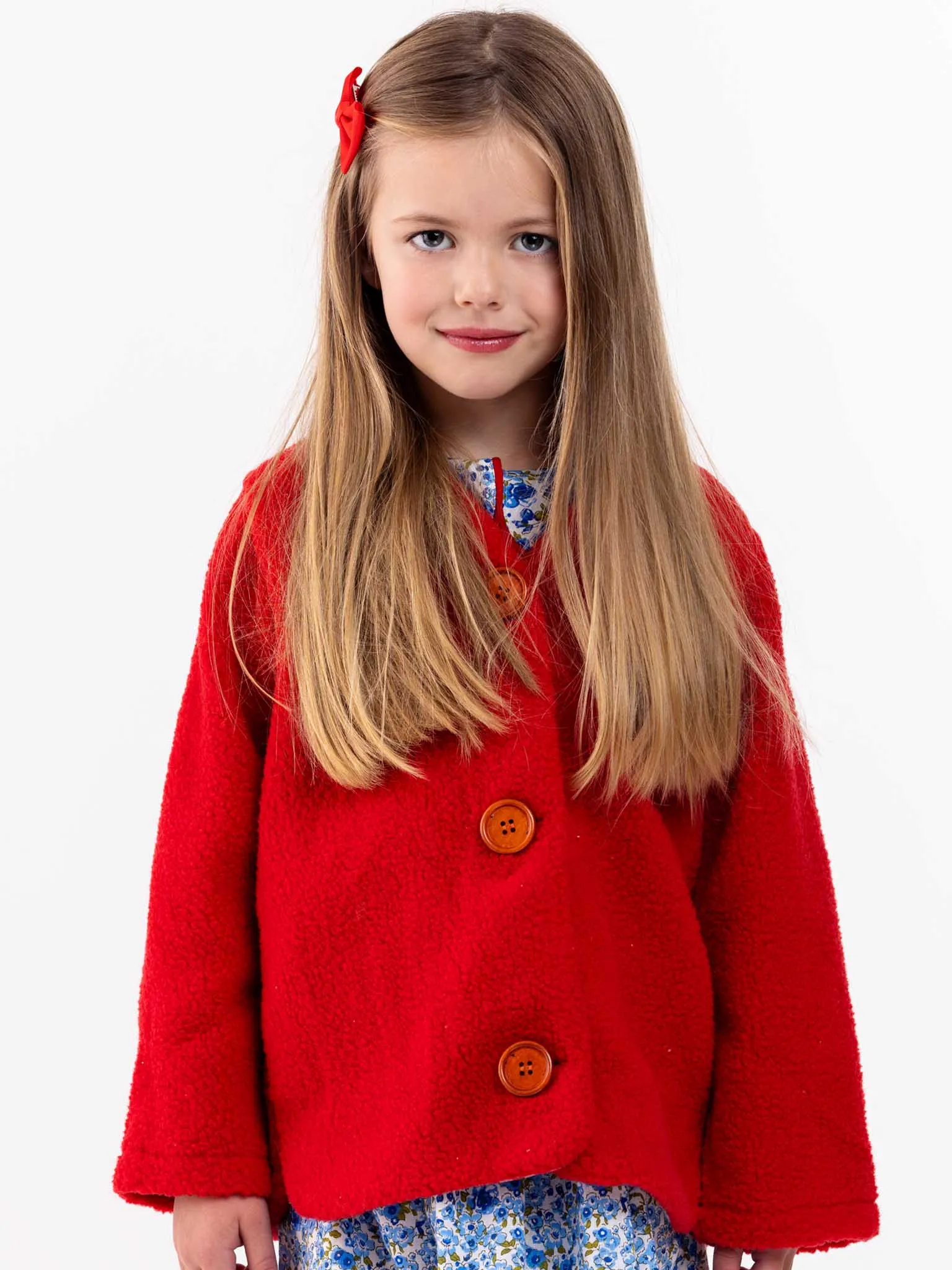 Faux Fur Red Jacket