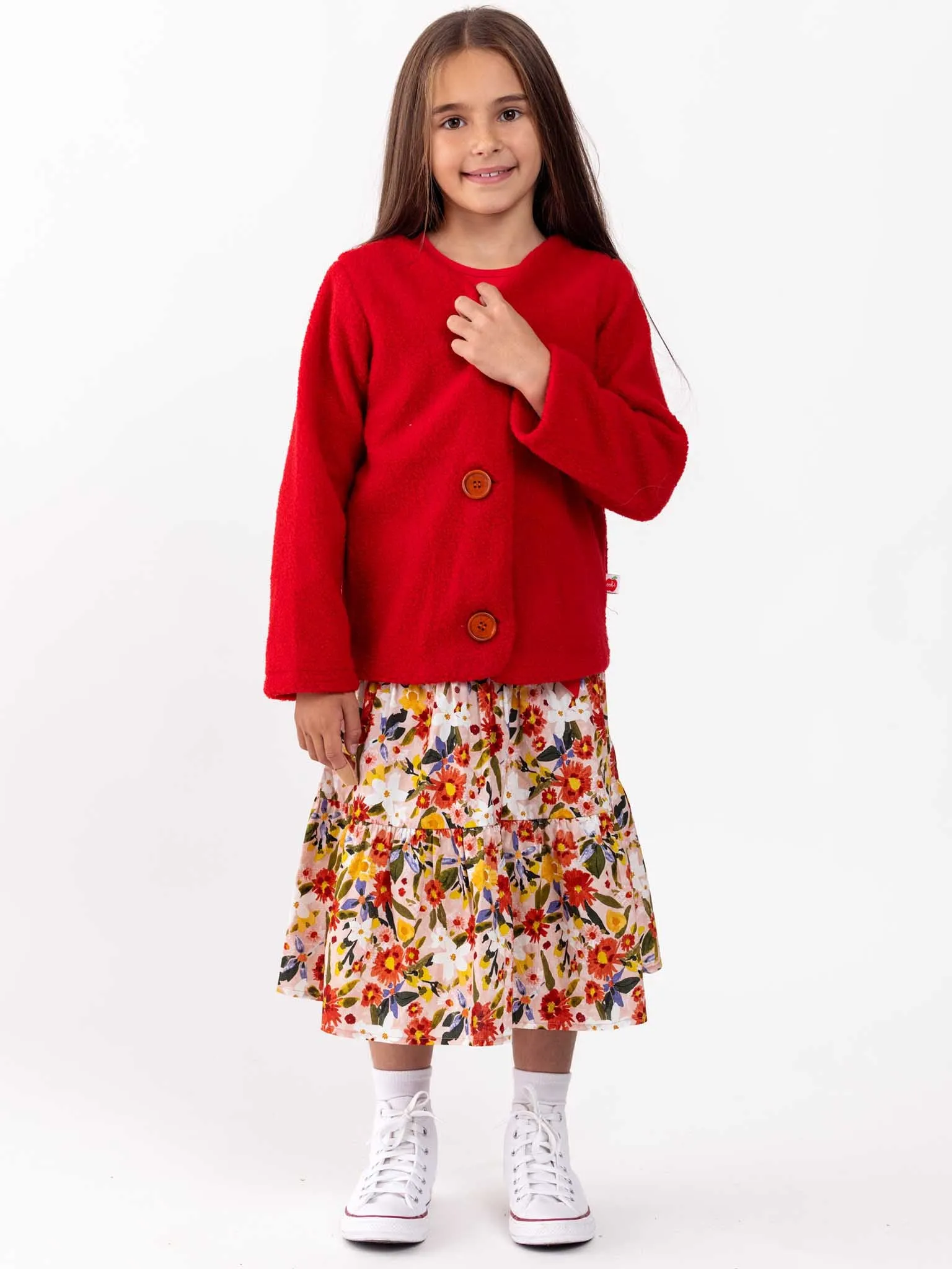 Faux Fur Red Jacket
