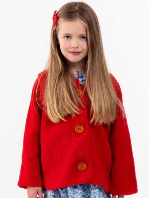 Faux Fur Red Jacket