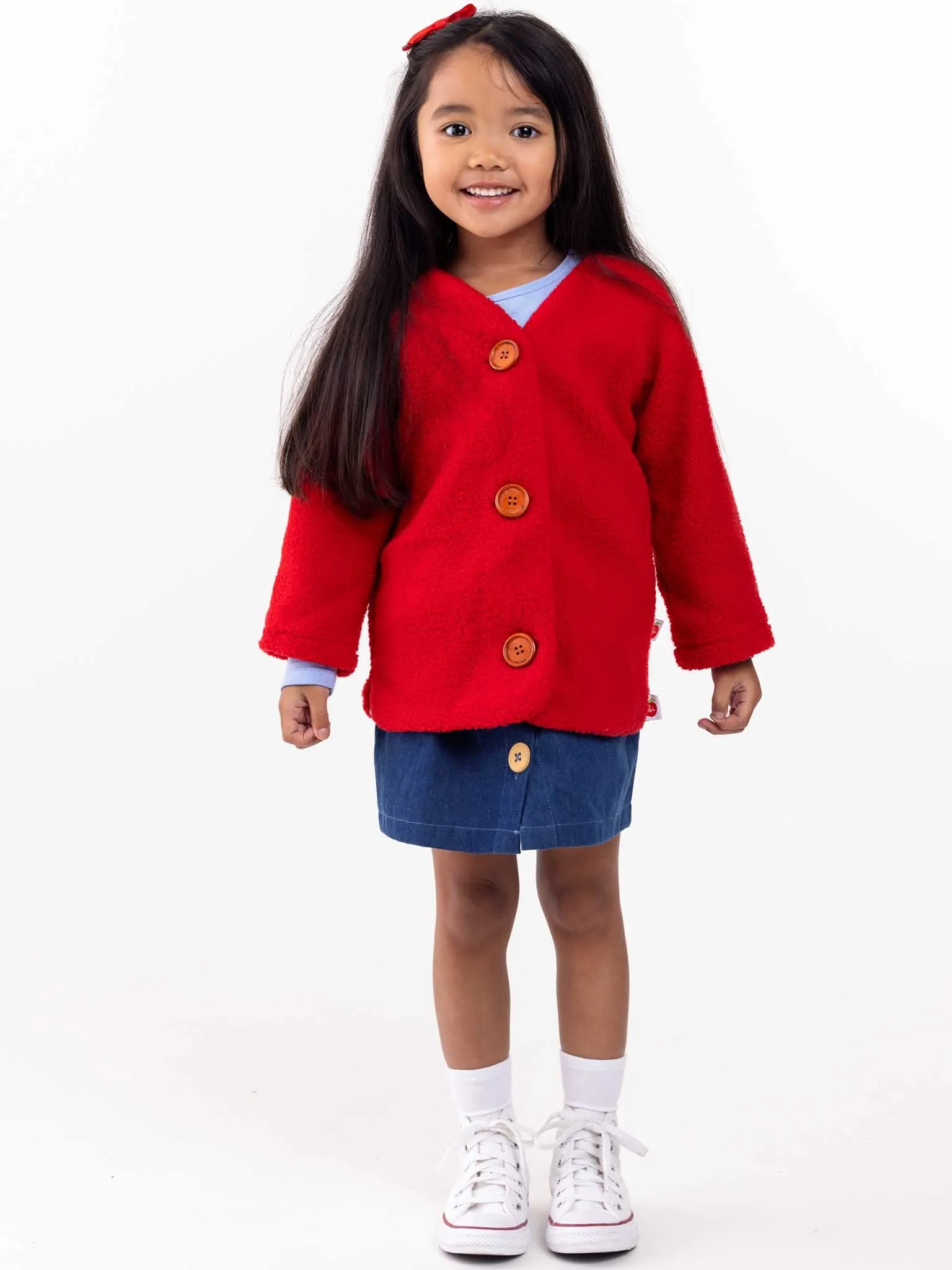 Faux Fur Red Jacket