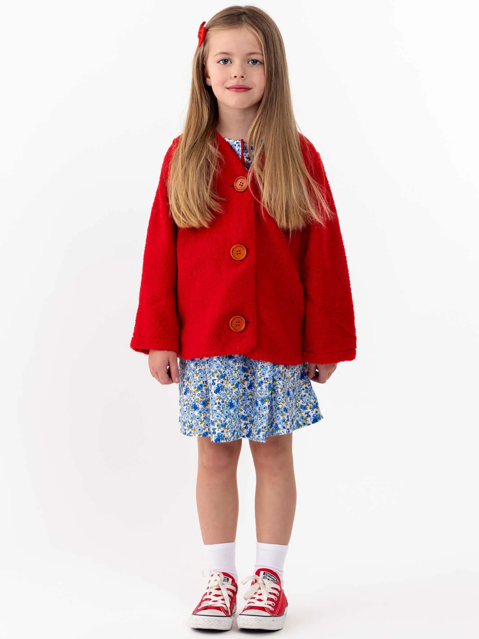 Faux Fur Red Jacket