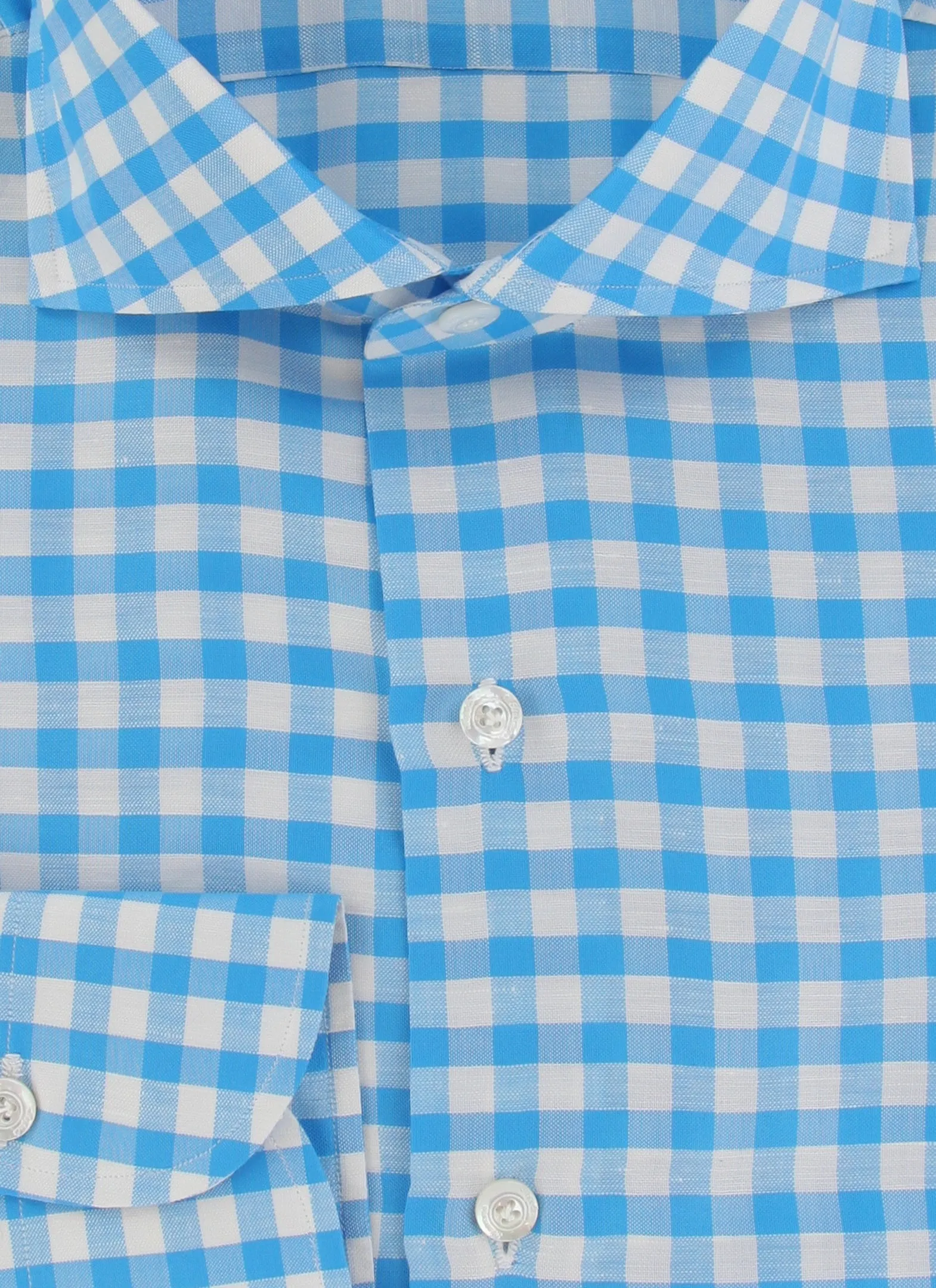 Finamore Napoli Blue Shirt - Slim