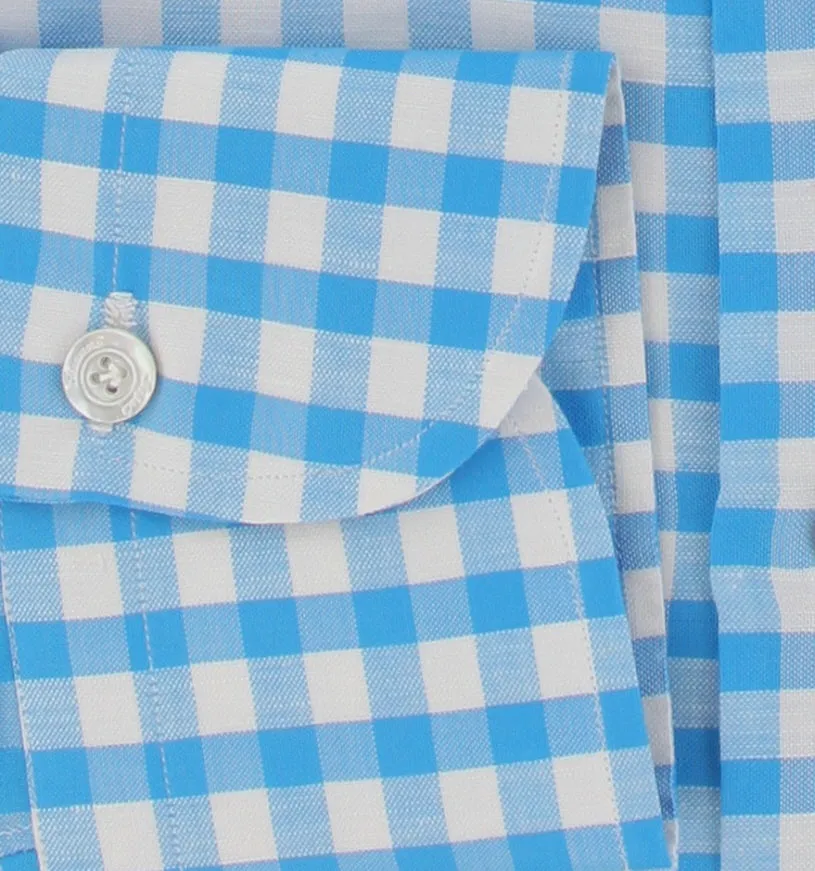 Finamore Napoli Blue Shirt - Slim
