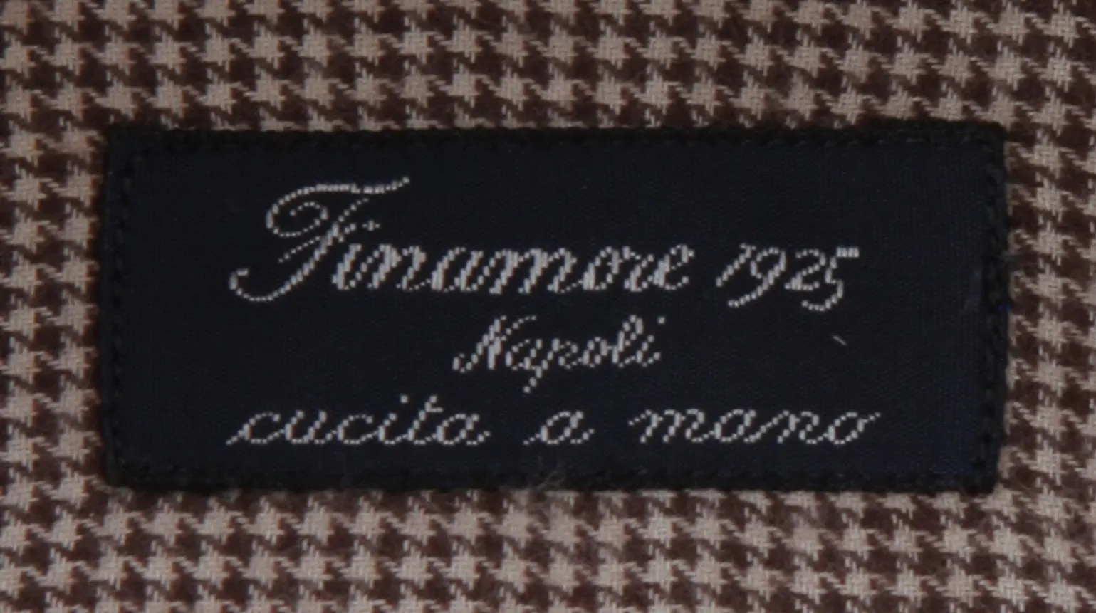 Finamore Napoli Brown Shirt - Slim