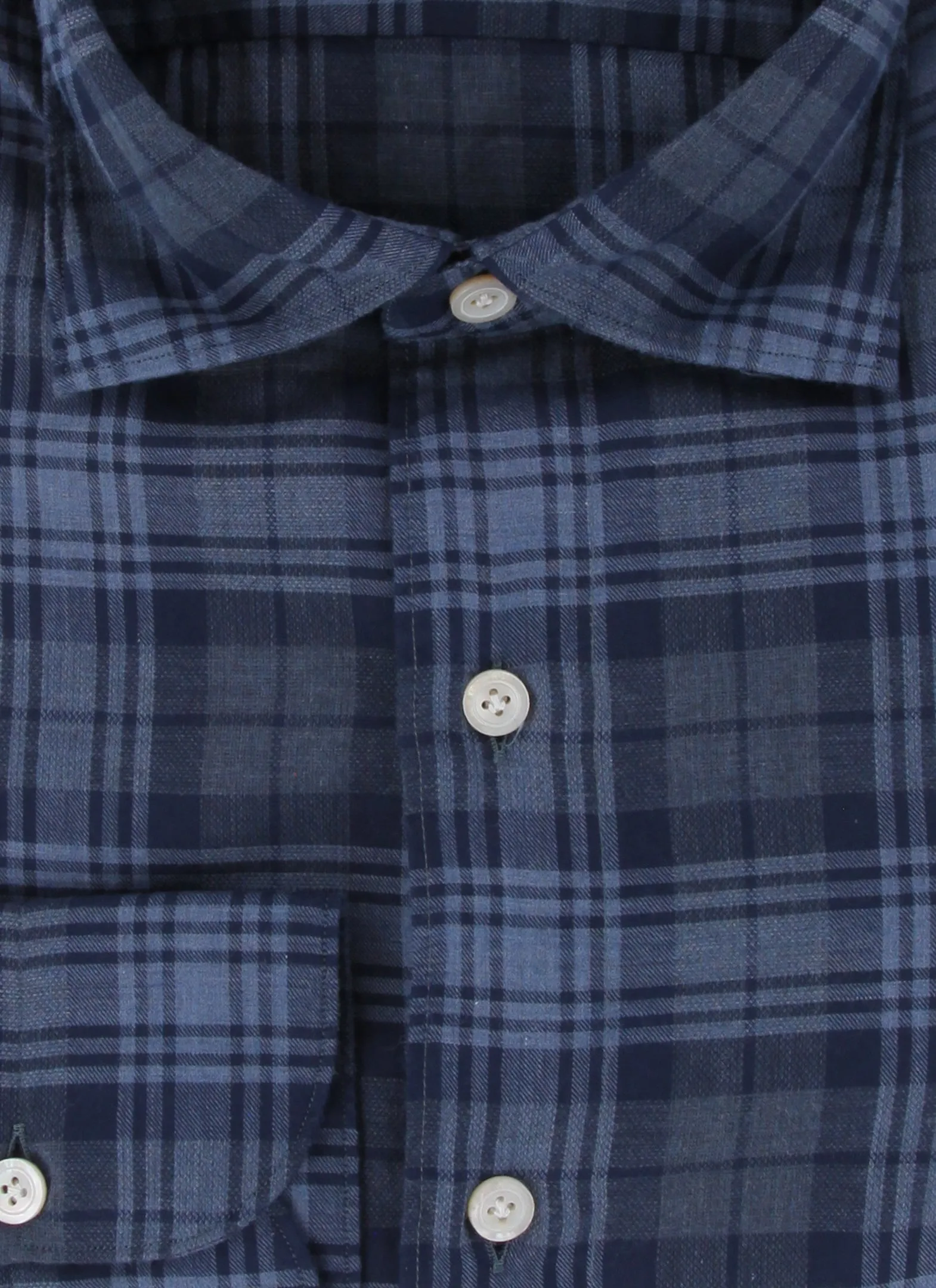 Finamore Napoli Dark Blue Shirt - Extra Slim