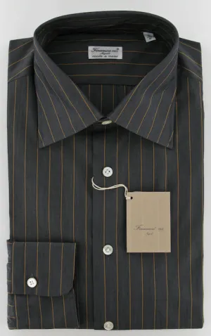 Finamore Napoli Gray Shirt – Size: 16 US / 41 EU