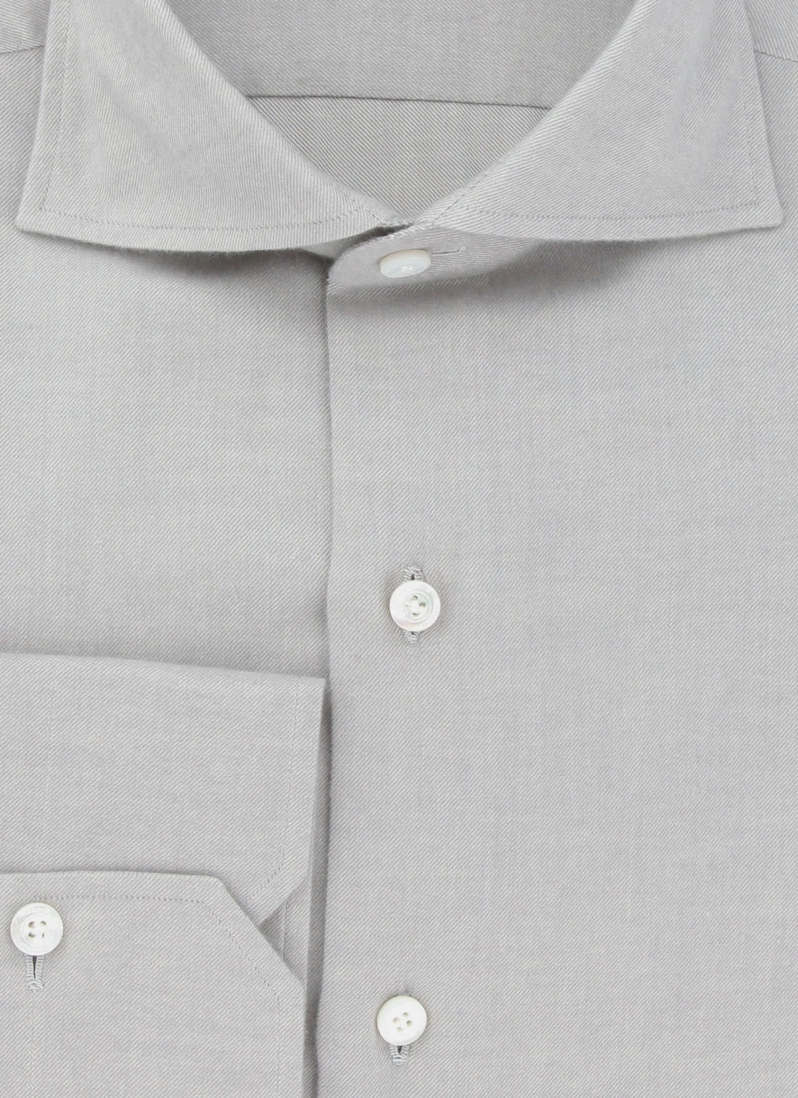 Finamore Napoli Gray Shirt - Slim