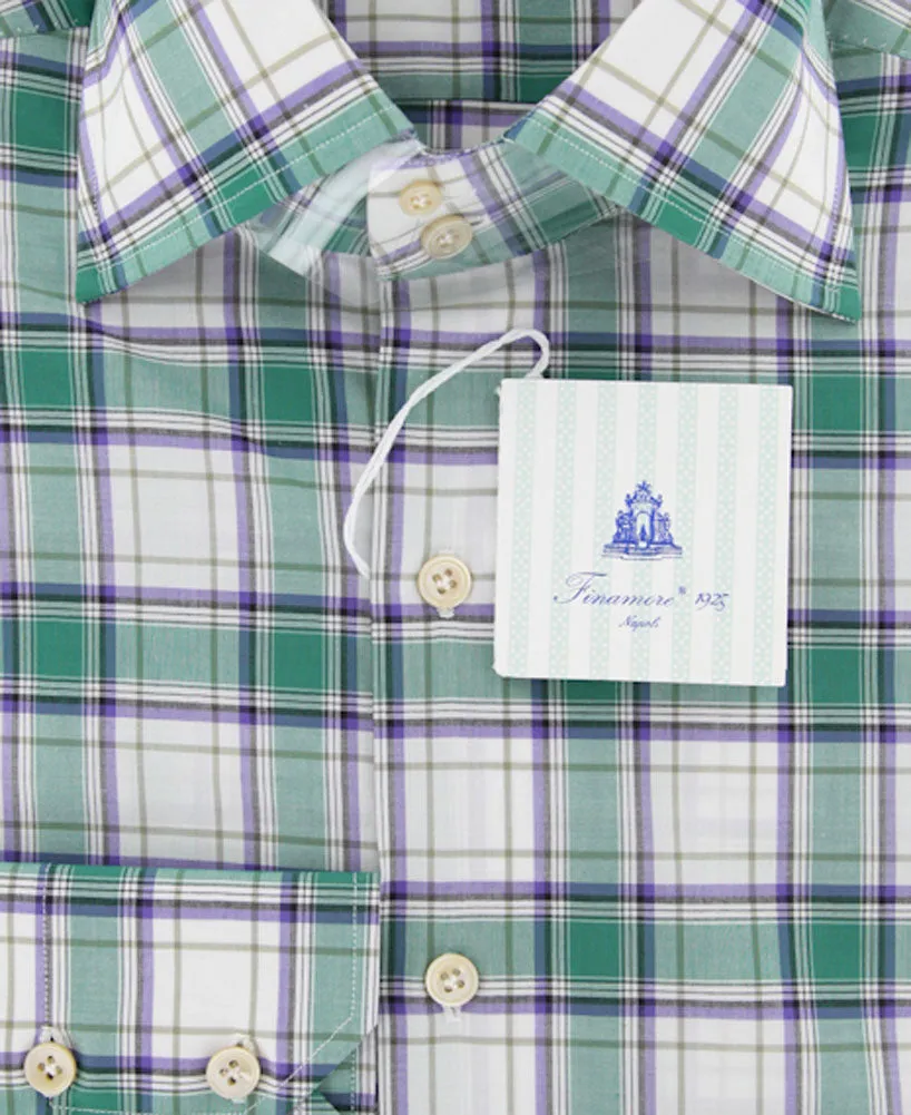 Finamore Napoli Green Shirt – Size: 15.75 US / 40 EU