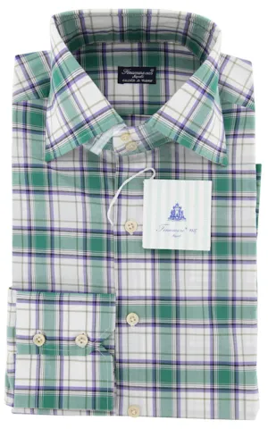 Finamore Napoli Green Shirt – Size: 15.75 US / 40 EU