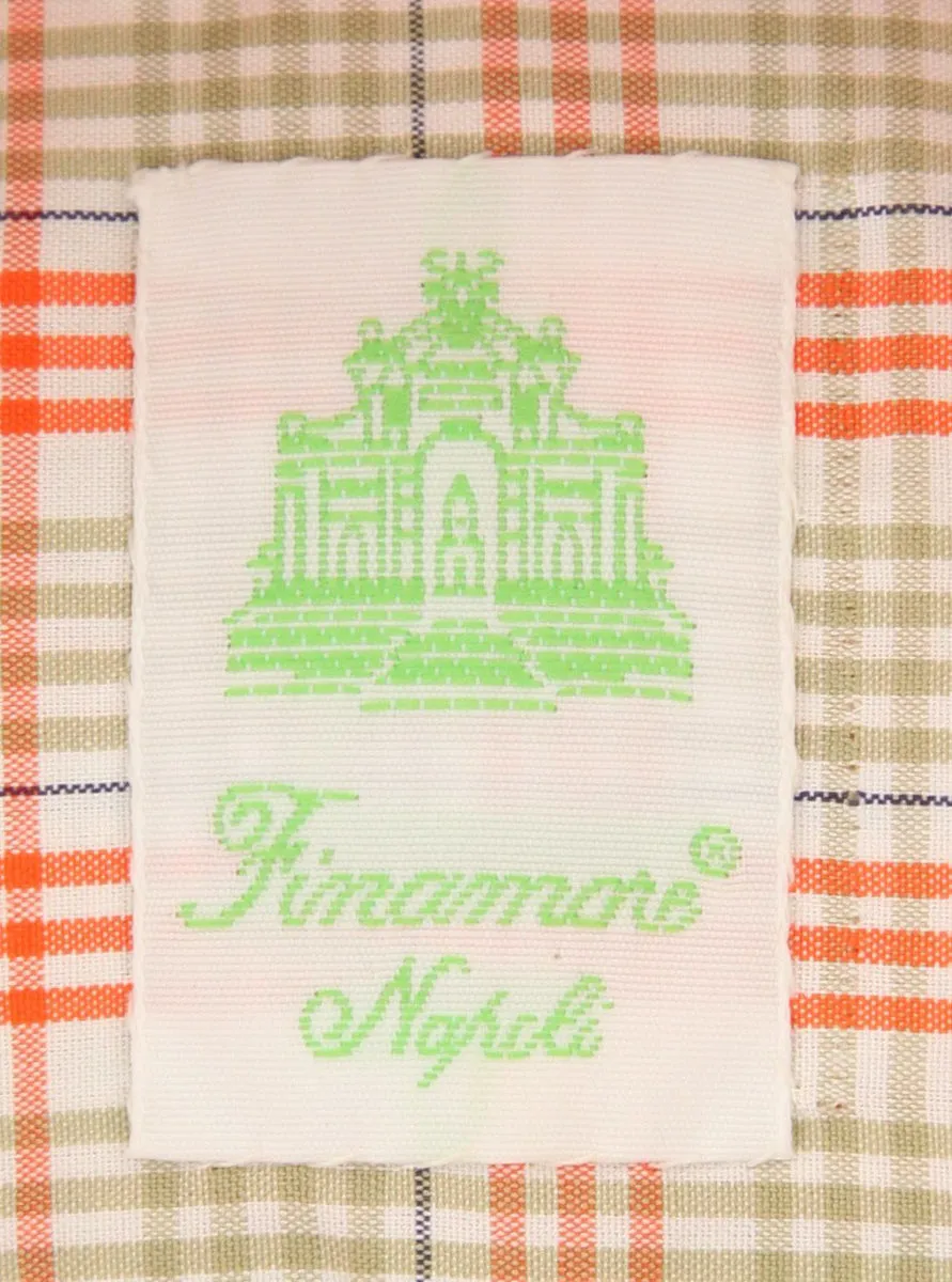 Finamore Napoli Orange Shirt - Extra Slim