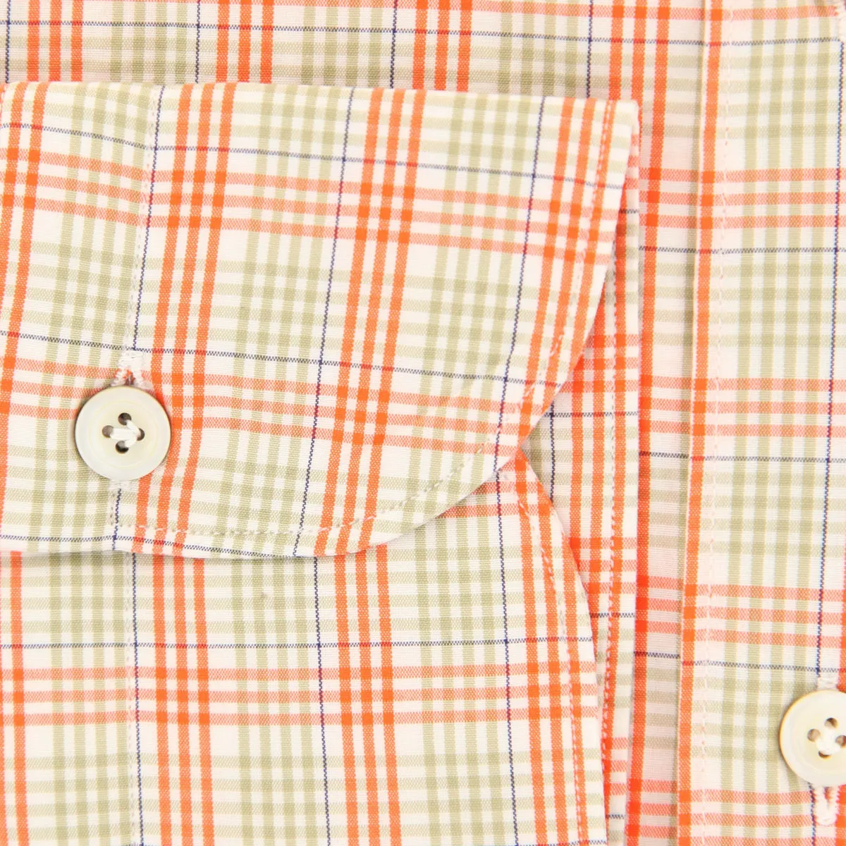Finamore Napoli Orange Shirt - Extra Slim