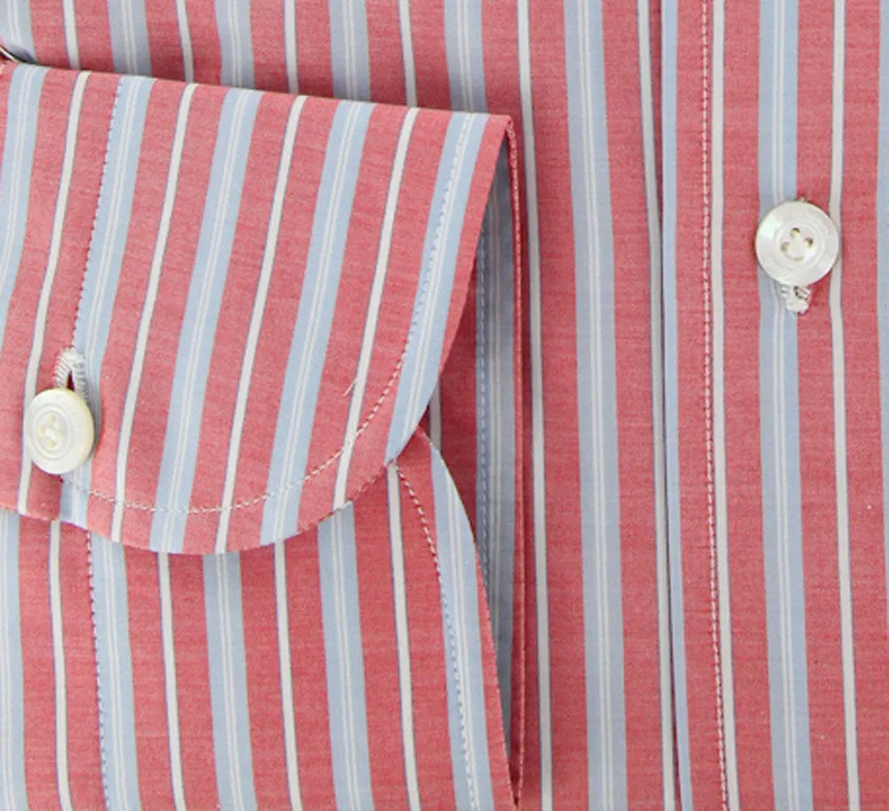 Finamore Napoli Red Shirt – Size: 17.5 US / 44 EU