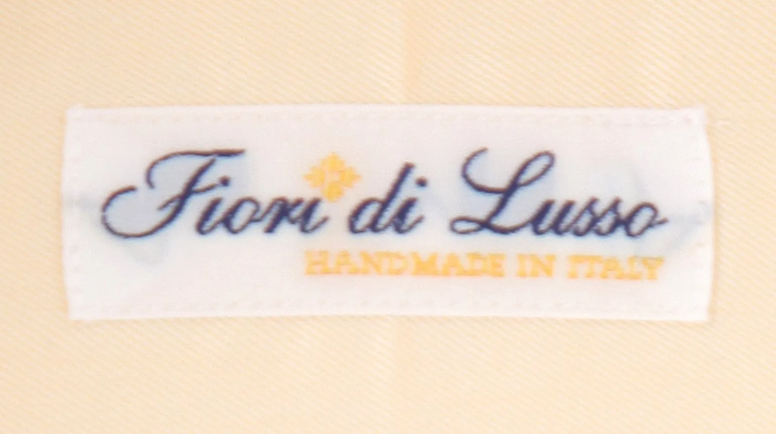 Fiori Di Lusso Yellow Shirt - Slim
