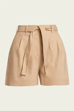 Fletcher Pleated Short in Natural