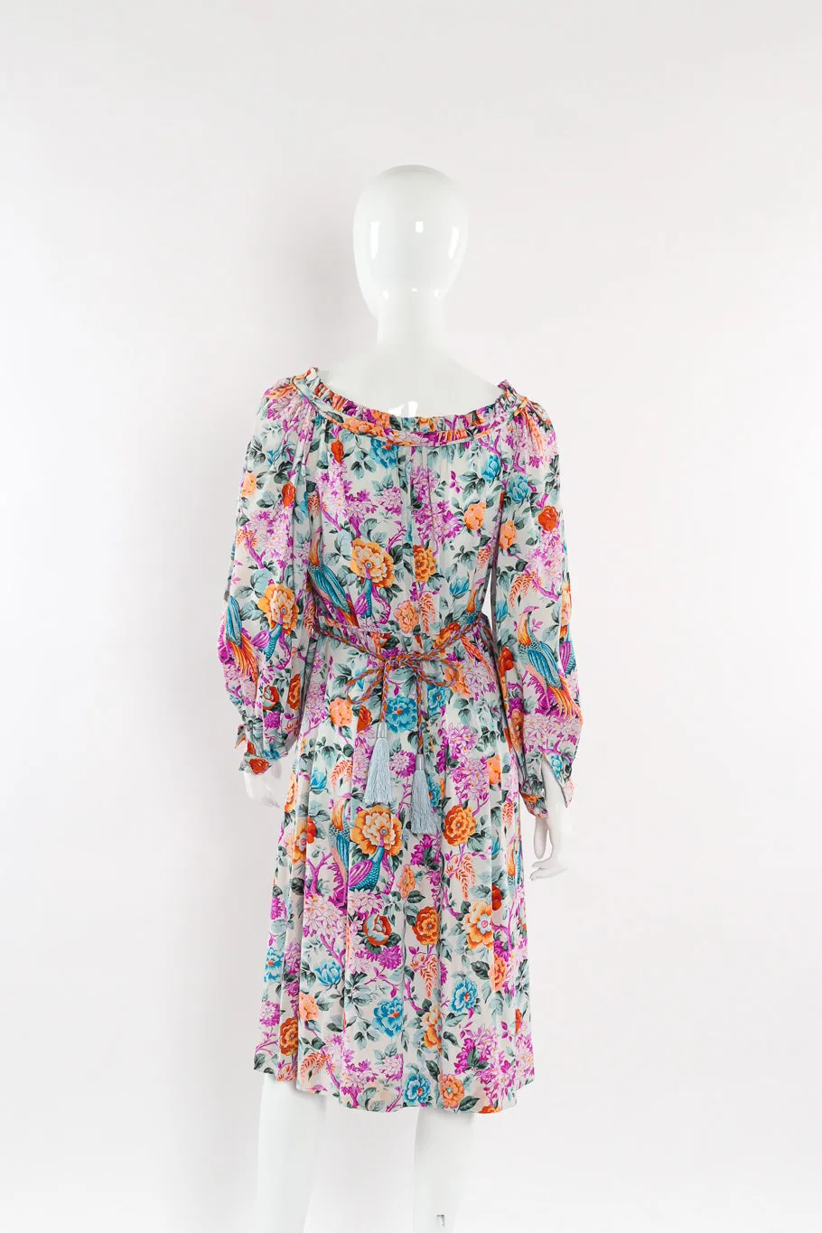 Floral Pheasant Dress