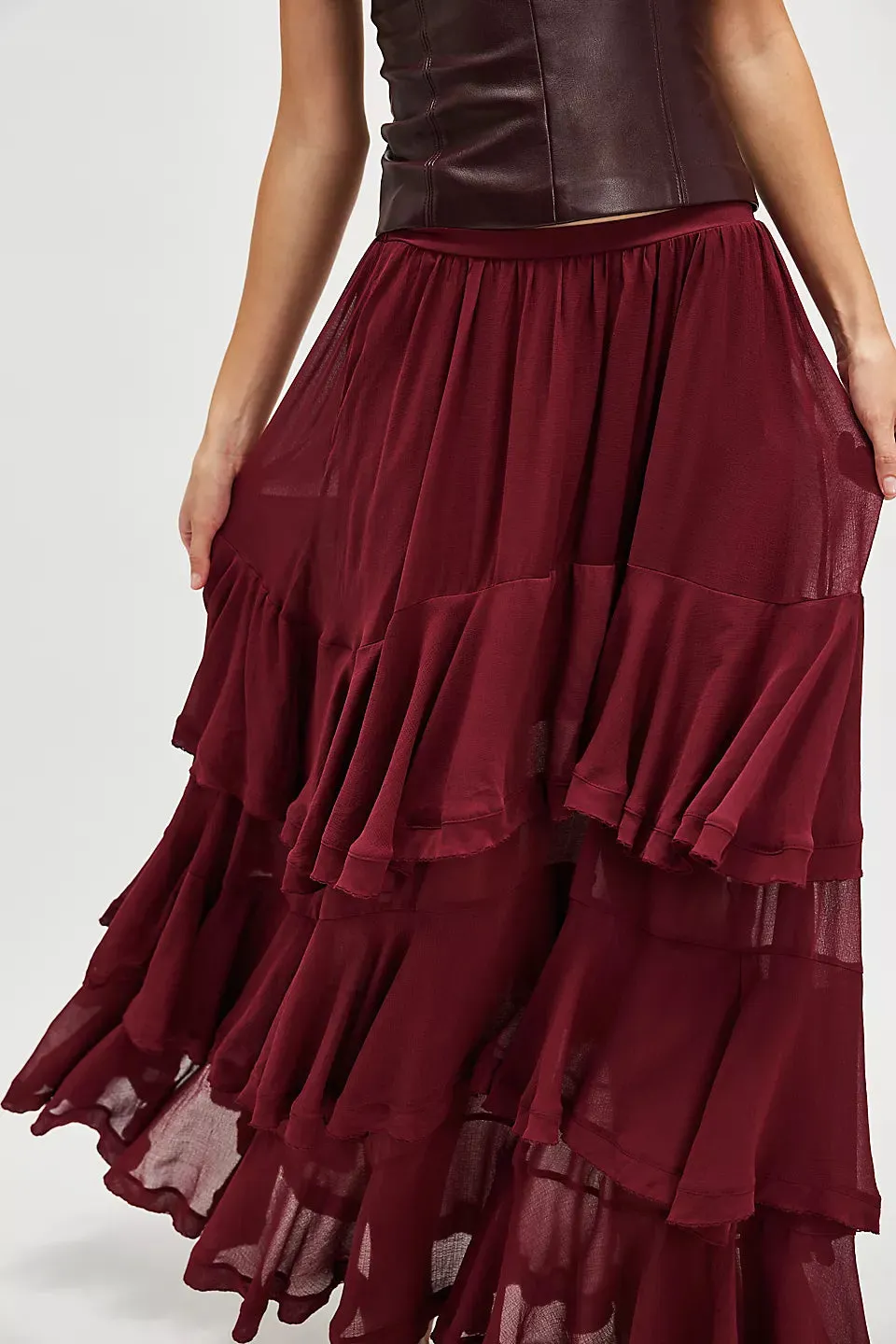 Free People Clementine Maxi Skirt