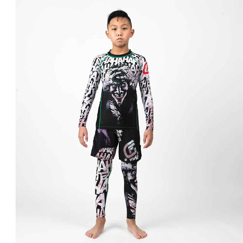 Fusion Fight Gear Batman The Killing Joke Joker Youth Kids Fight Shorts