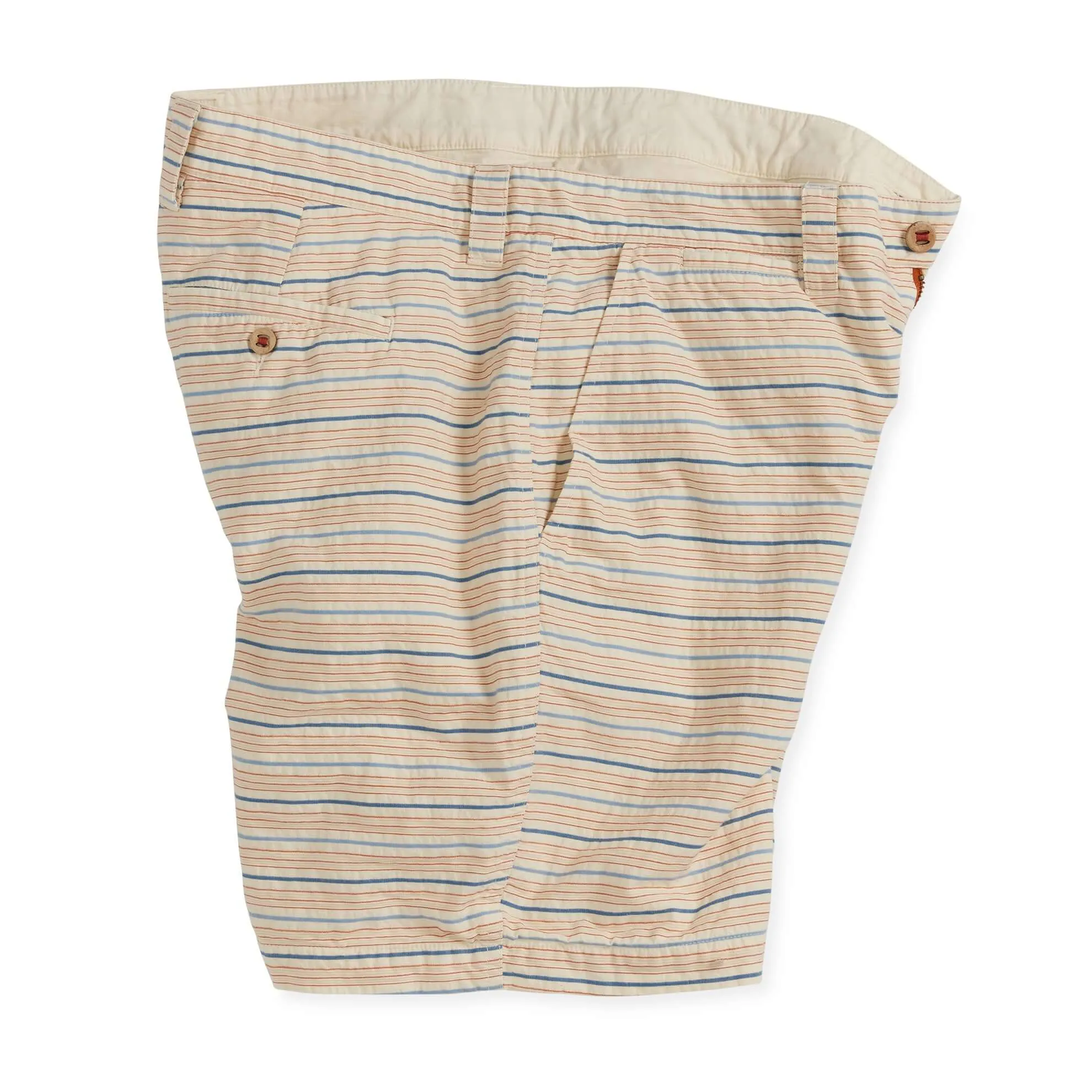 Garrapata Striped Seersucker Shorts
