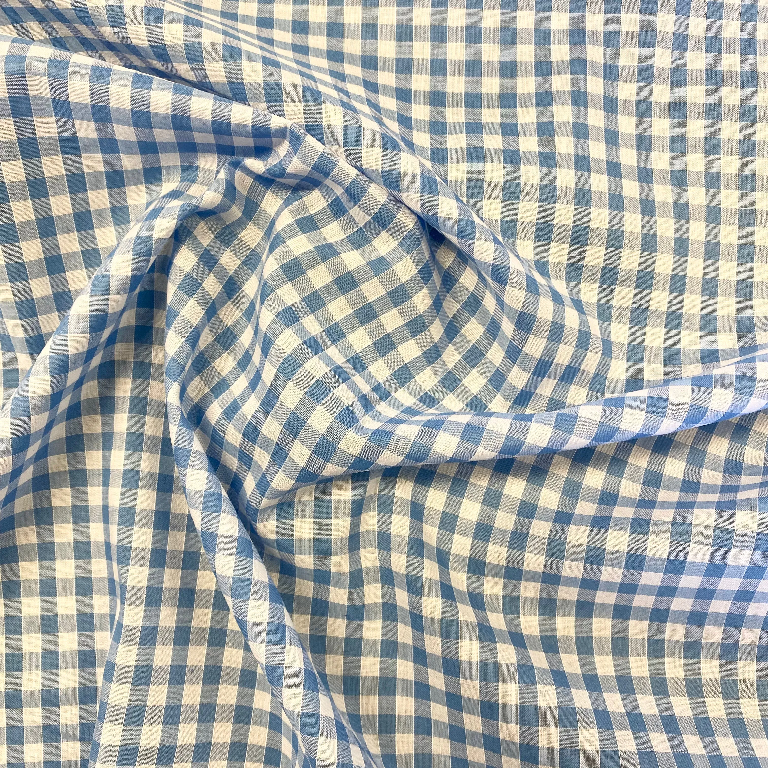 Gingham - 1/4''Sky Blue
