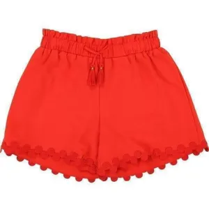 Girls Red Shorts