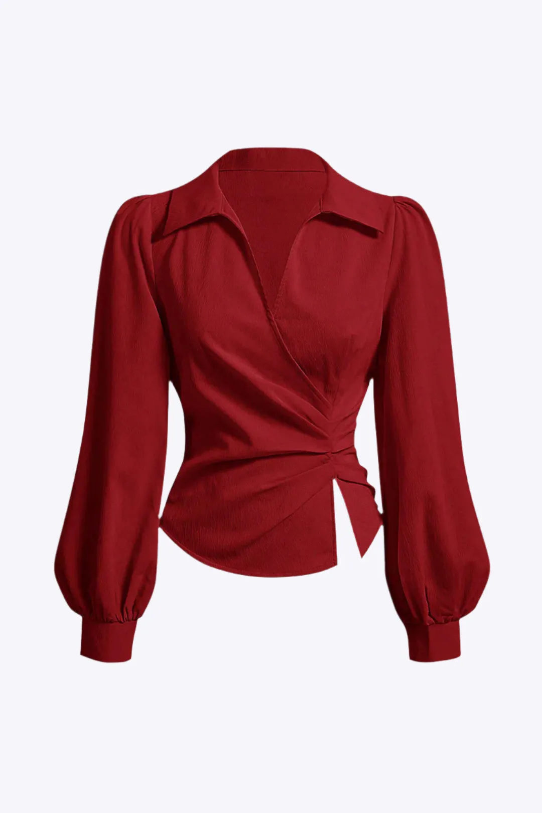 Grace - Modern Asymmetry Woman's Long-Sleeve Shirt