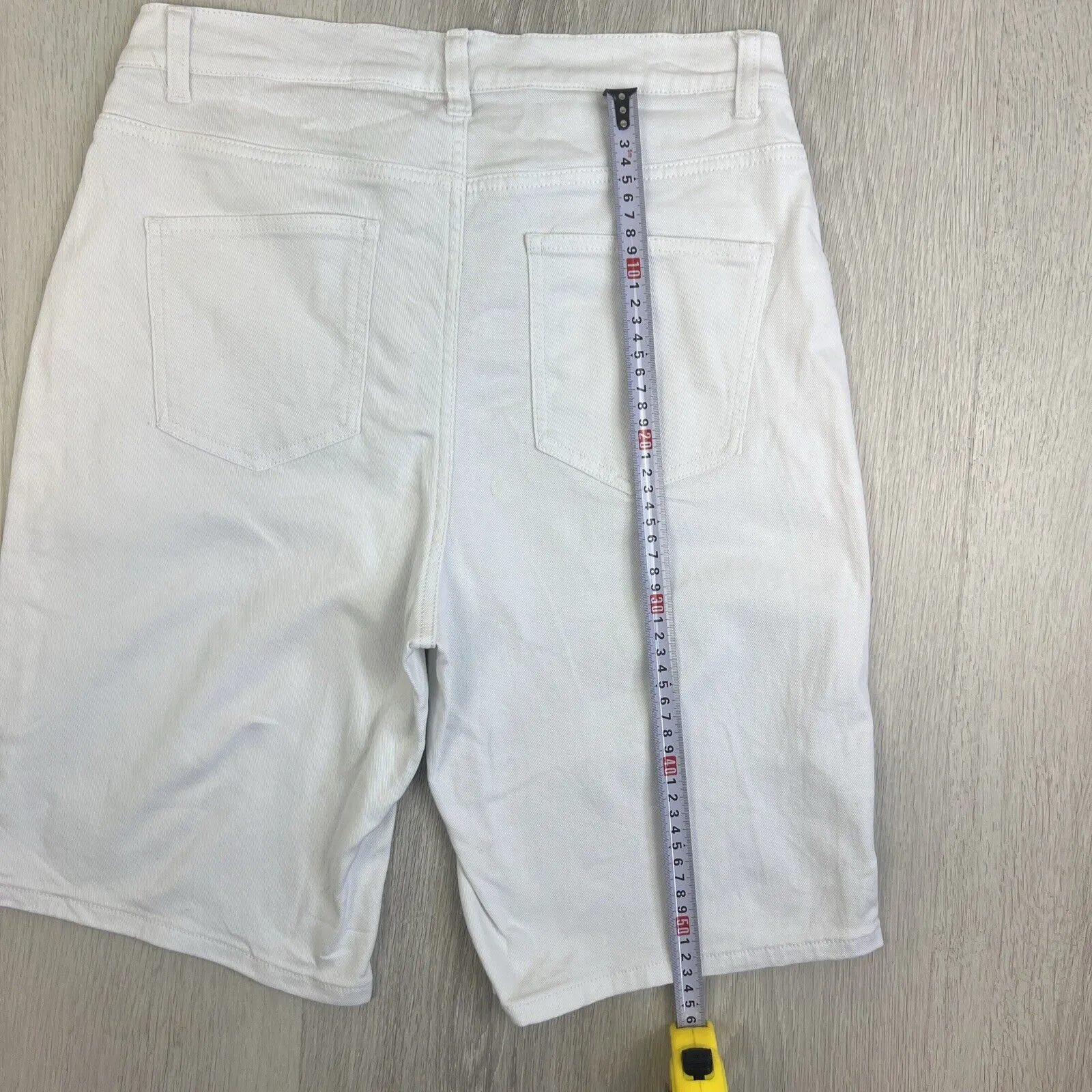 Grae Denim Suzanne Grae Womens White Denim Shorts Size 10