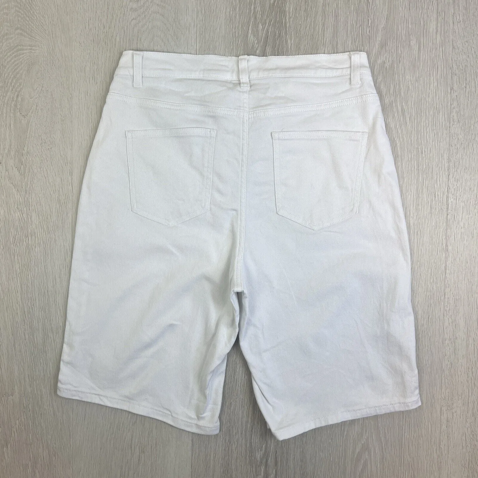 Grae Denim Suzanne Grae Womens White Denim Shorts Size 10
