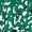 Green Abstract Printed Flared Blouse