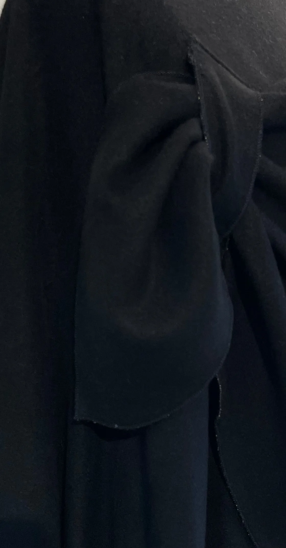 Green Shades Reverses to Black Cashmere Shawl