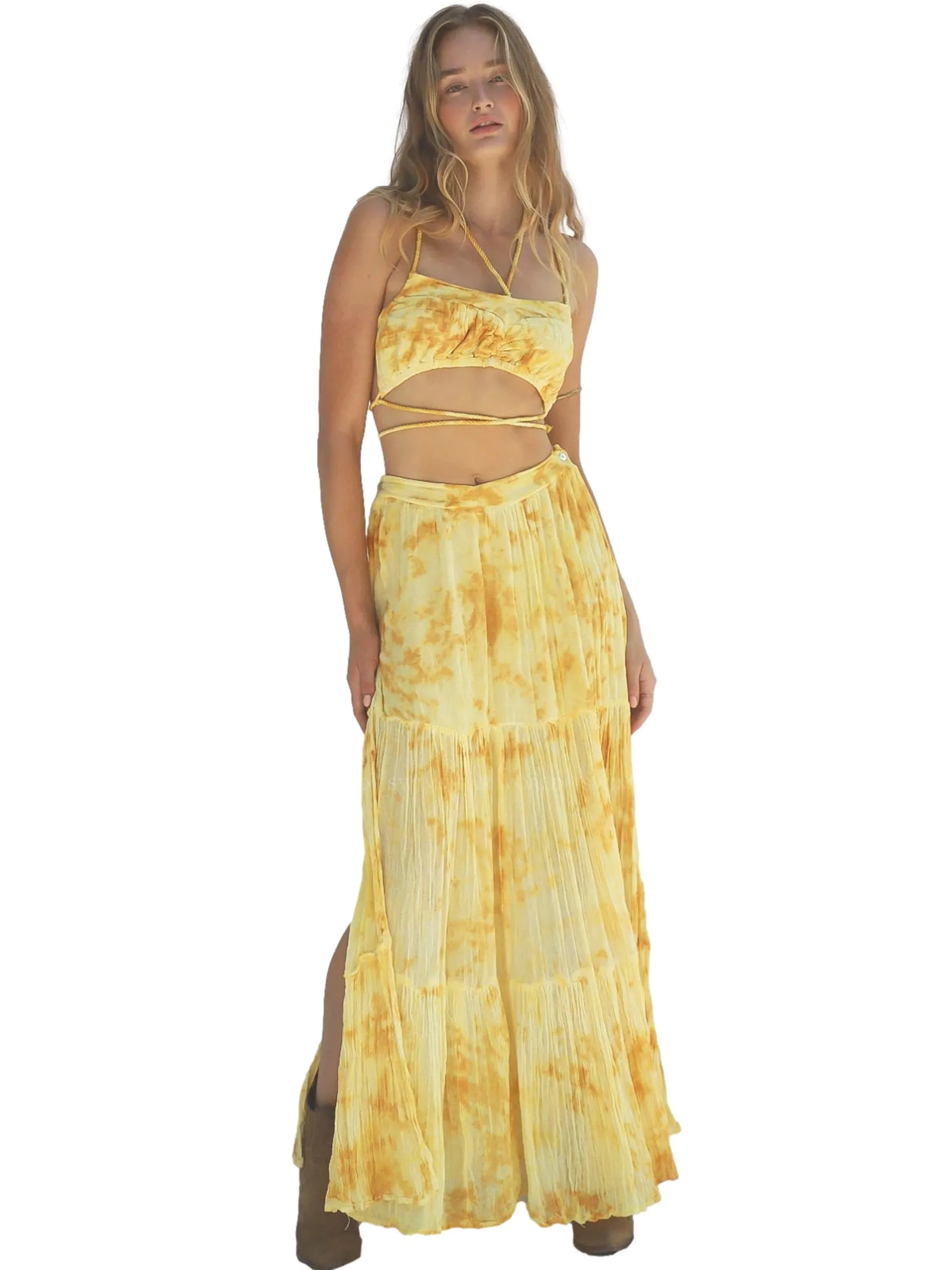 Half Moon Bay Bralette-Songbird Maxi Skirt