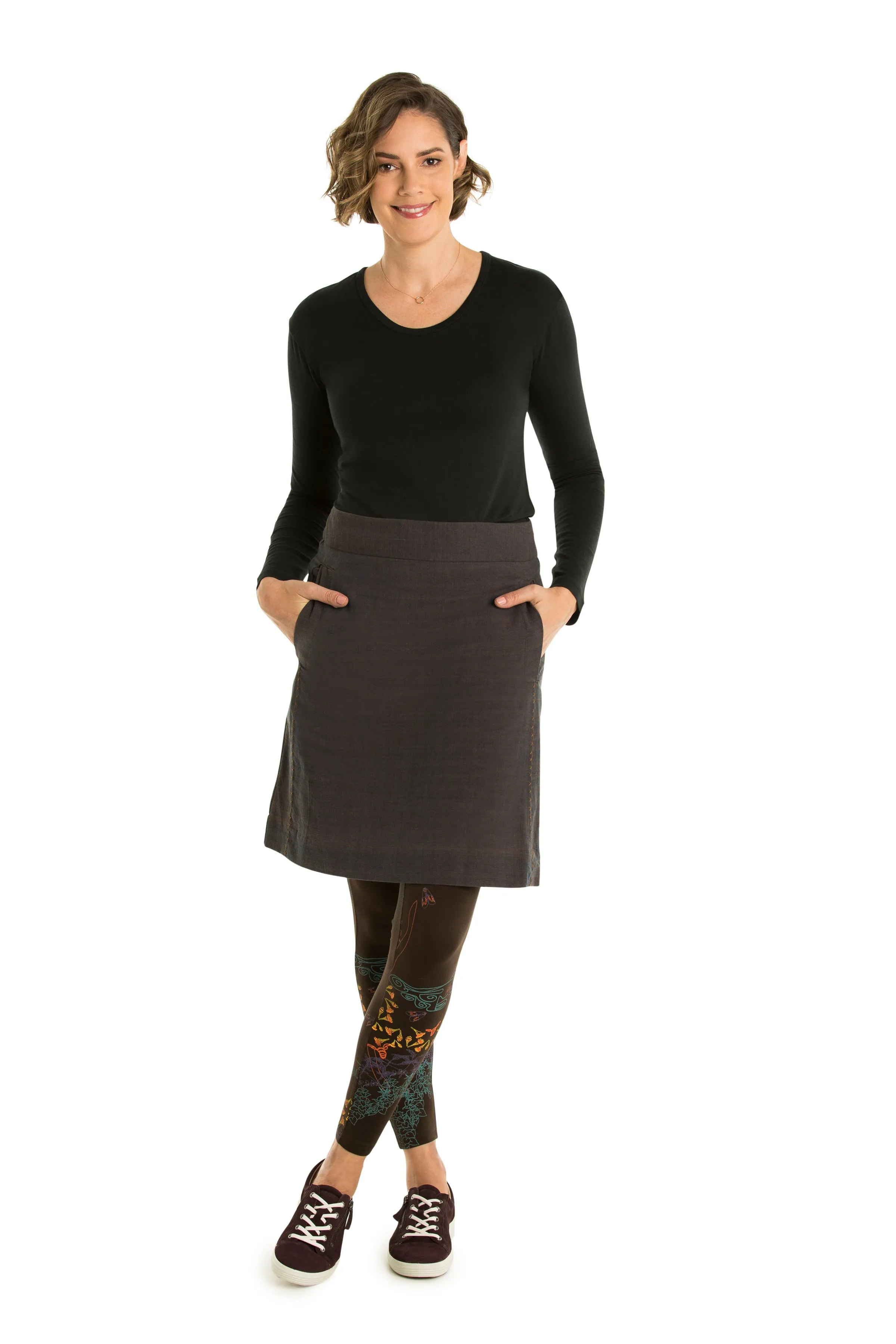 Hand Stitched A-line Skirt