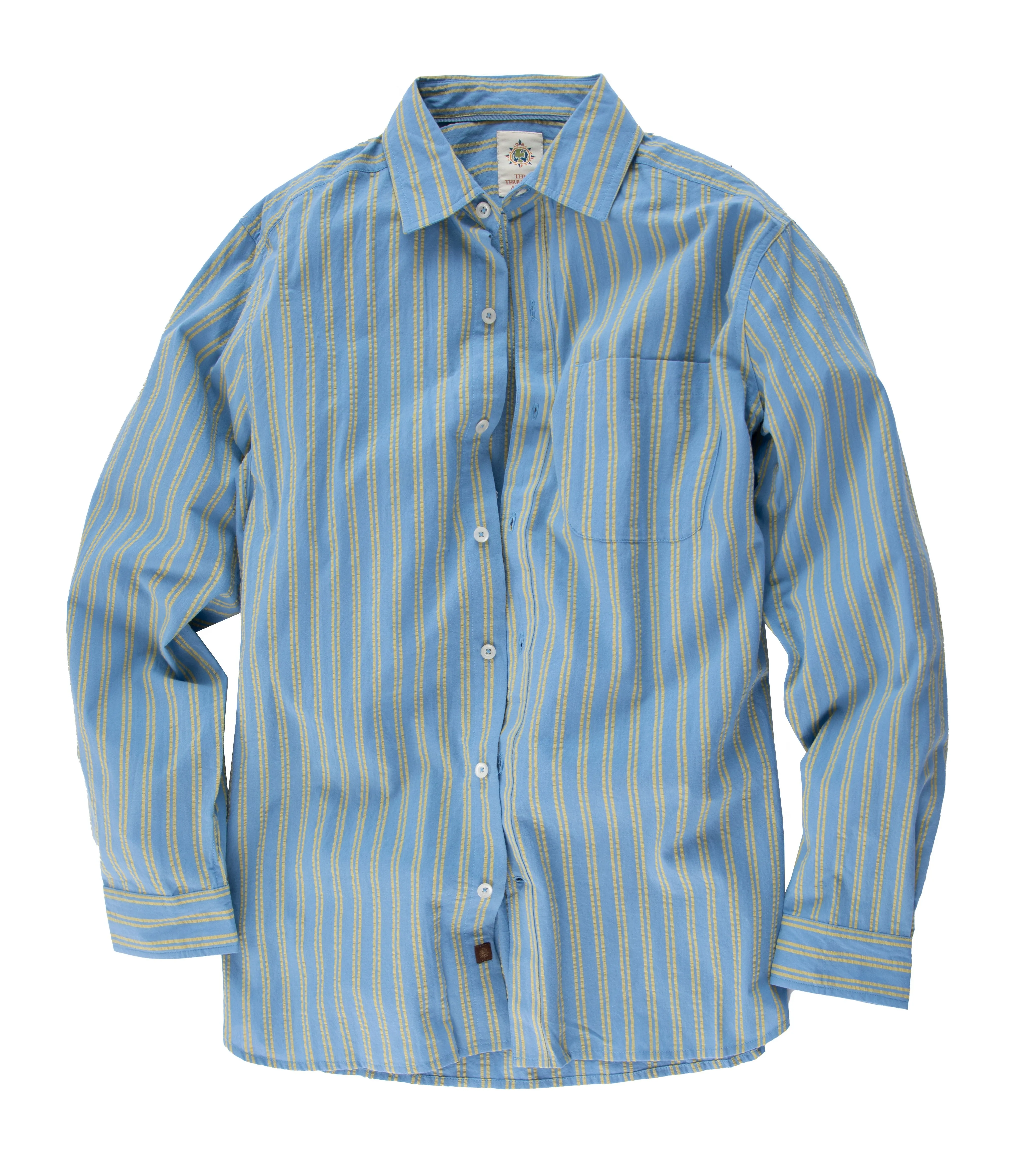 Harbor Island Striped Seersucker Shirt