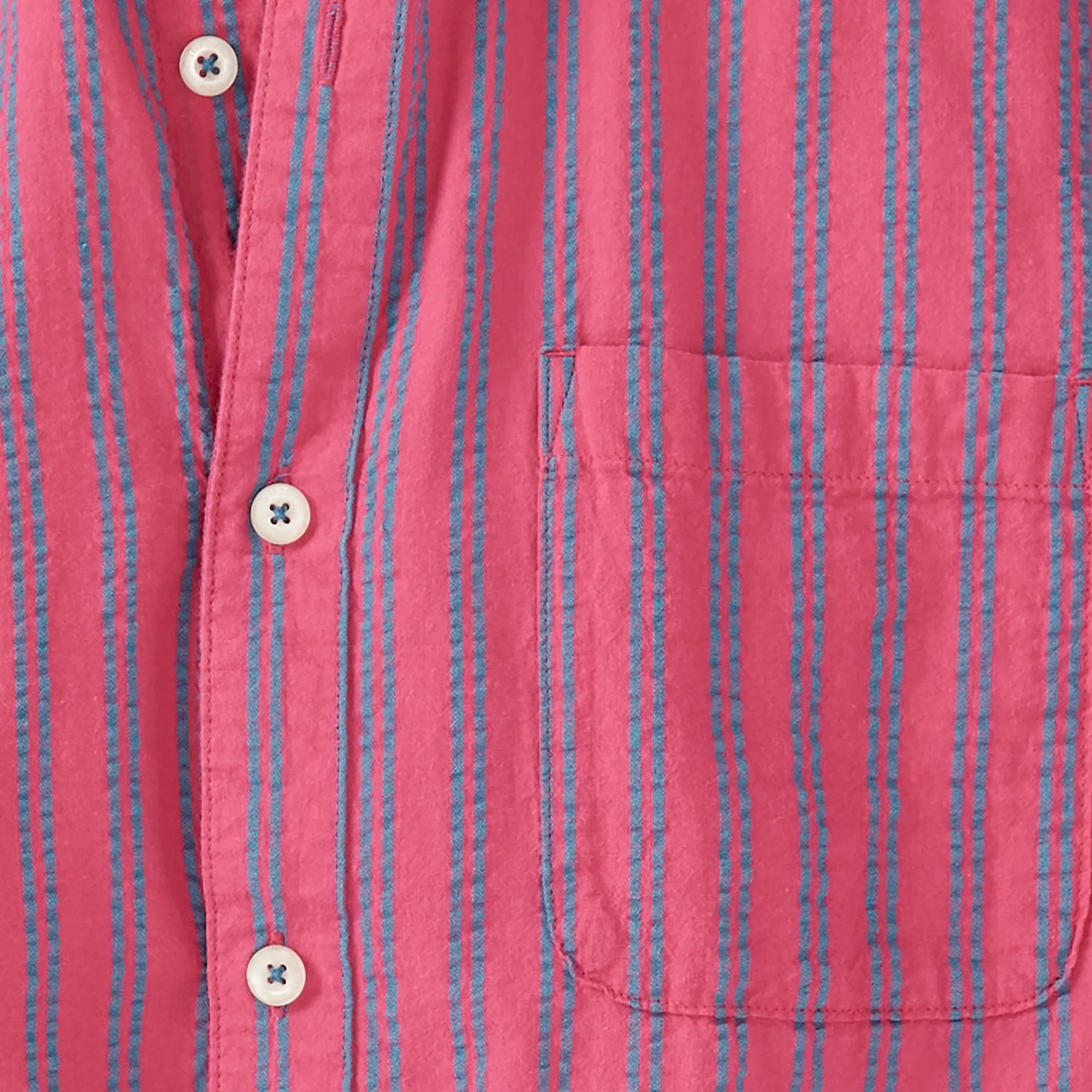 Harbor Island Striped Seersucker Shirt