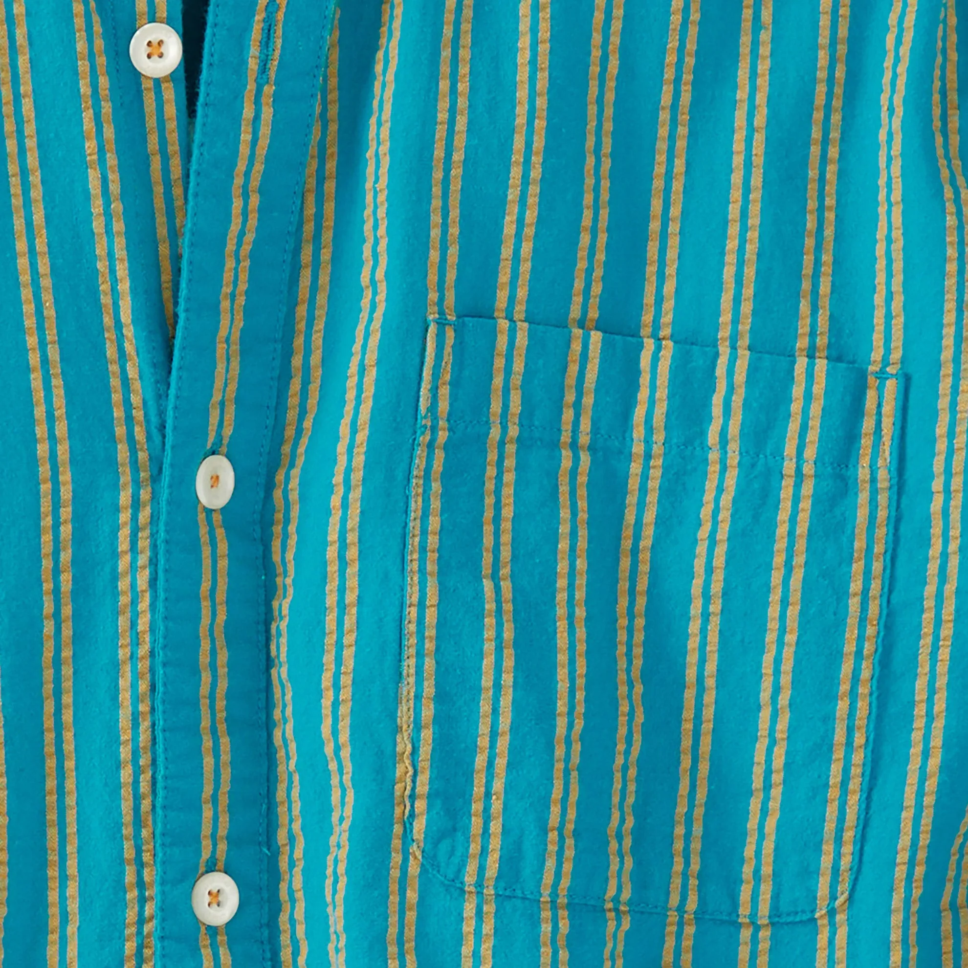 Harbor Island Striped Seersucker Shirt
