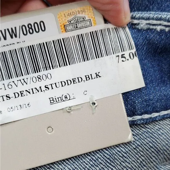 Harley-Davidson Denim Cut-Off Shorts