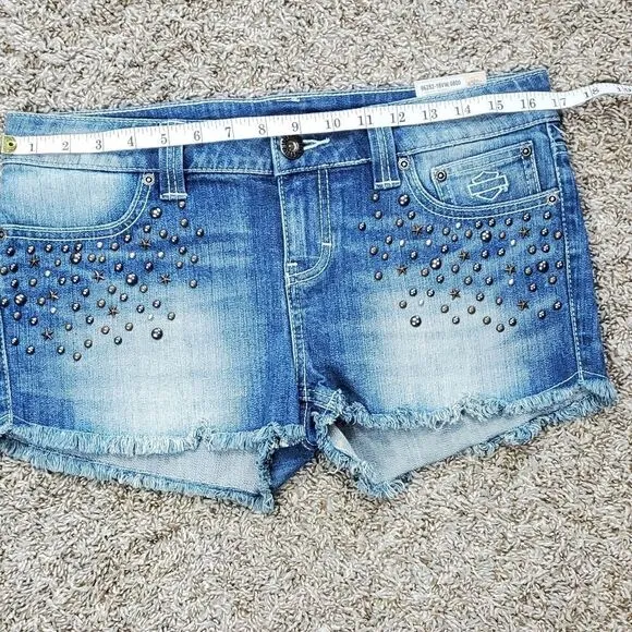 Harley-Davidson Denim Cut-Off Shorts