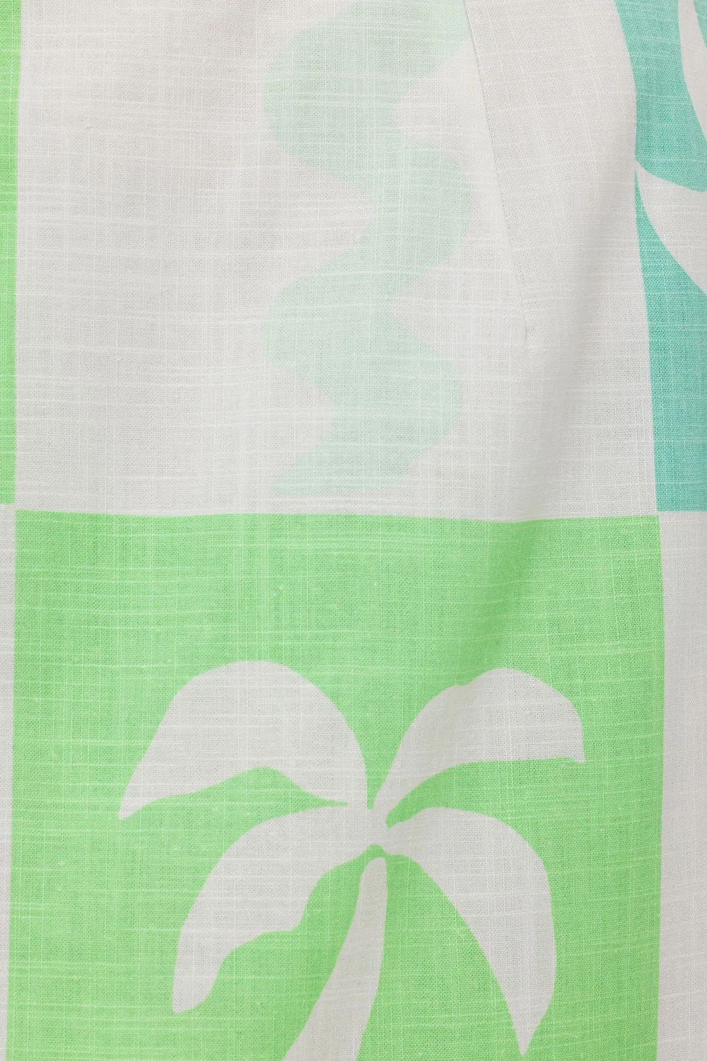 Harlow Skirt - Palm Tile Breeze