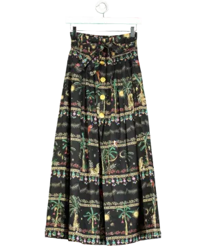 Hayley Menzies Black Midnight Safari Skirt UK XS