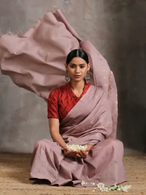 Hazel Silk Blend Handloom Saree