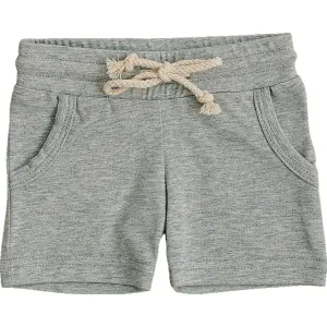 Heather Grey Cotton Pocket Short