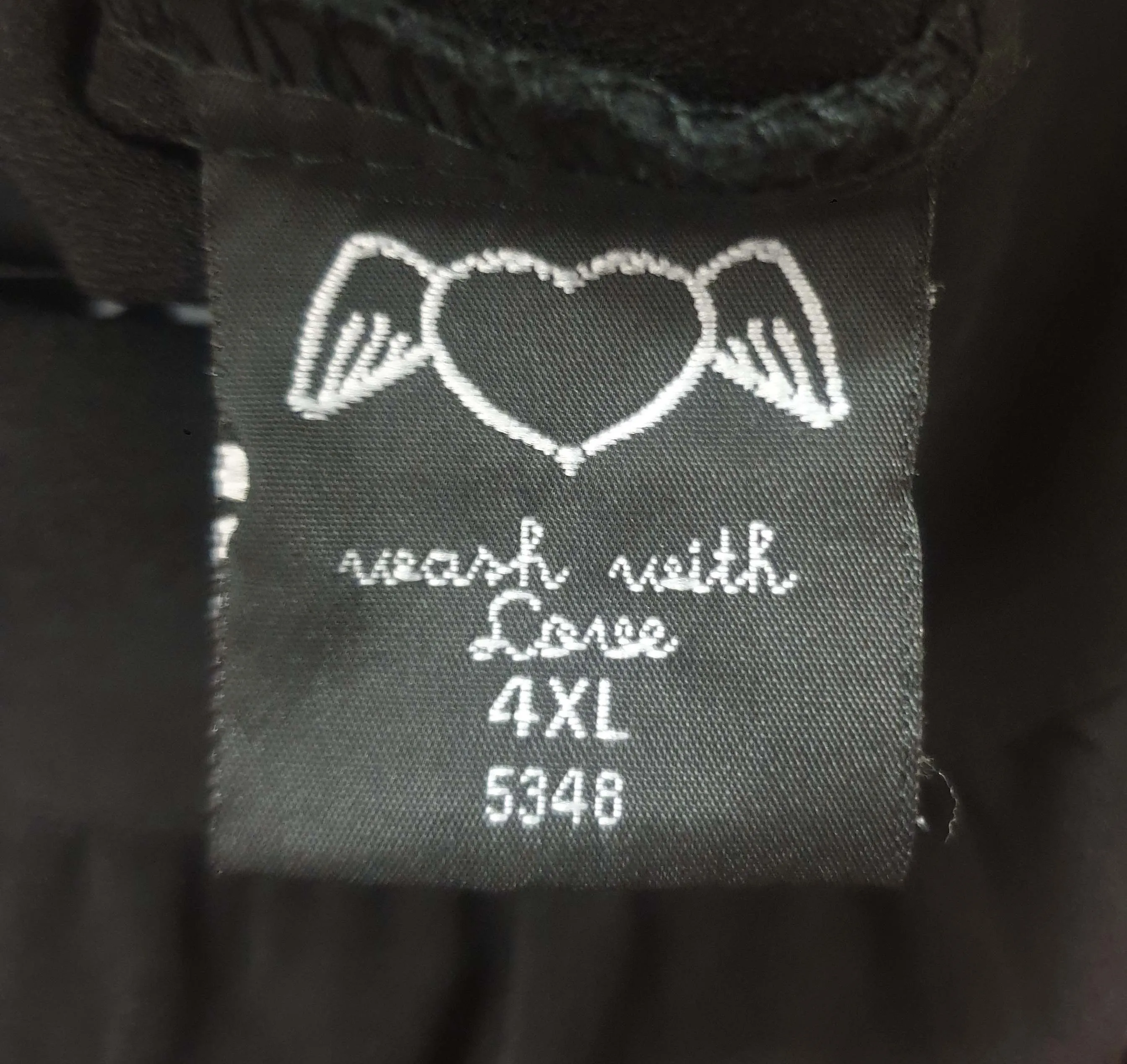 Hell Bunny black A-line skirt with size 4XL